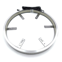17200LM Hochleistungs-5-Reihen-SMD2835-LED-Radlichtstreifen-Kit, reinweiß, flexibles Felgenlicht für LKW, SUV, Offroad, wasserdicht