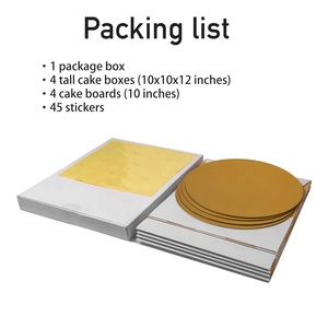 Tùy chỉnh in gấp màu trắng Đồng bằng sóng Hội Đồng Quản trị giấy cao Bánh hộp với xử lý - Product Image 3