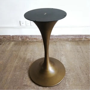 الأكثر مبيعًا جولة <span class=keywords><strong>Tulip</strong></span> OEM مصنع عتيق بيع بالجملة معدن تصميم حديث dining - Product Image 2