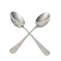 Cuillère à pointe fine en acier inoxydable 304 de qualité supérieure, ustensile pour café, thé, dessert, durable, vaisselle pour la maison et les restaurants