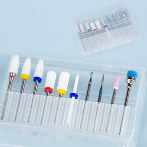 Juego de Brocas Profesionales de Alta Calidad para Uñas, de Cerámica, Acero Inoxidable y Tungsteno, para Máquina de Pulir Uñas - Product Image 1
