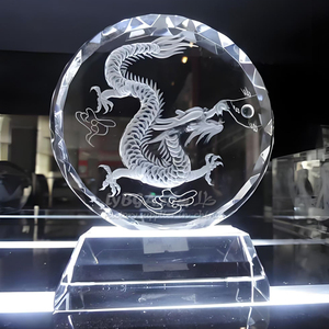 Lybga Tinh thể thủy tinh 3D 3D bên trong khắc <span class=keywords><strong>laser</strong></span> khắc đánh dấu Máy Cụ thể làm mát không khí ánh sáng kèm theo in ảnh - Product Image 5