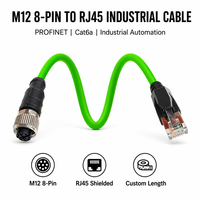Connecteur de prise aviation femelle SHAN WEI M12 RJ45 X-Type 8 cœurs pour câble Ethernet Cat6, étanche IP67, en cuivre, Guangdong