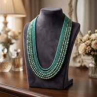 Perles de pierre naturelle de turquoise du Hubei facettées, 2/3/4 mm, faites à la main, perles lâches avec trou de 1 mm, personnalisables, haute qualité, pour la fabrication de bijoux.