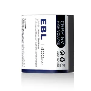 EBL High Charging 1400mAh 6V CRP2 Lithium Akku für Kamera