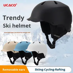 Casco de Esquí UCACO para Deportes al Aire Libre, Modelo U-11 PAVO, Material ABS, Unisex, Gorro de Seguridad para Snowboard, Máscara Cálida, Equipo de Nieve, Venta al por Mayor - Product Image 1