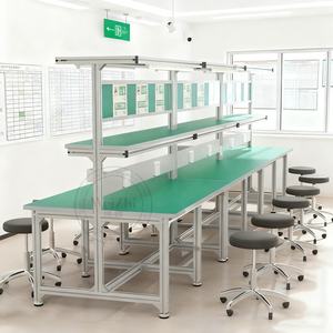 Table d'atelier industrielle Weizhi, Banco De Trabajo Taller, tables de ligne de production, banc de travail d'assemblage avec lumière - Product Image 4