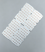 Carte de circuit imprimé LED en aluminium personnalisée OEM FR4 MCPCB avec rainurage en V, carte de circuit imprimé LED personnalisée pour l'éclairage OEM PCB