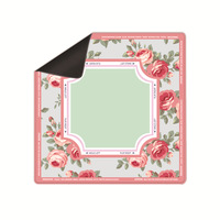 Tapis de Mahjong Américain Floral de Luxe, Base Antidérapante en Caoutchouc, Grand Tapis de Jeu pour Soirées et Loisirs à Domicile, Idéal comme Cadeau