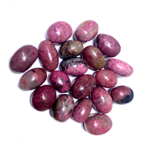 Pietra burattata della rodonite dei mestieri popolari intagliati a mano naturali all'ingrosso per la decorazione - Product Image 3