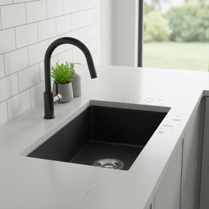 [BAEKJO] ENAMEL 540 BLACK High-resistance ENAMEL COLOR <b>SINK</b> coating delivering a sleek and scratch-proof <b>kitchen</b> <b>sink</b> - Product Image 3