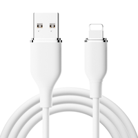 Cable de Carga Rápida PD de 60W con Doble Conector C, Cable de Datos y Carga de Silicona Suave, Compatible con iPhone, Huawei, Xiaomi y Todos los Dispositivos Tipo-C
