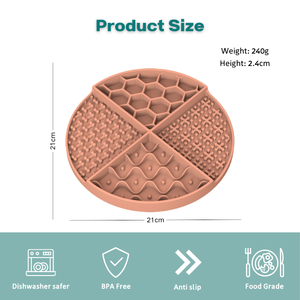 Premium Dog Enrichment Slow Feeder Silicona Cat <span class=keywords><strong>Lickimat</strong></span> Lick Mat Pad para Baño - Product Image 5