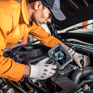 Caméra d'inspection vidéo numérique HD 4,3 pouces 360 °   Inspection de <span class=keywords><strong>tuyaux</strong></span> articulés pour la réparation automobile, capteur CMOS, stockage de données NVR - Product Image 2