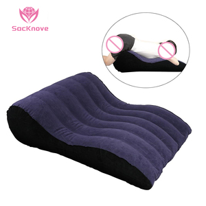 SacKnove multifonctionnel sexe chambre lit meubles jouets amour oreiller chaise gonflable amour canapé pour Couples adultes jeu érotique - Product Image 1