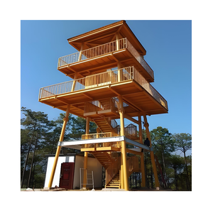 Pavillon en structure d'acier conçu pour les points <span class=keywords><strong>de</strong></span> vue panoramiques et les arrêts <span class=keywords><strong>de</strong></span> repos pour les visiteurs dans les parcs - Product Image 5