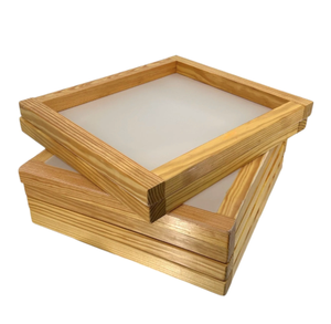 Cadres graphiques interchangeables en bois et tissu - Product Image 2