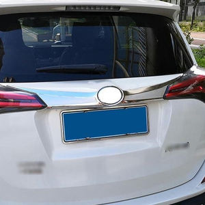 Accessoires <span class=keywords><strong>pour</strong></span> coffre <span class=keywords><strong>de</strong></span> voiture en plastique <span class=keywords><strong>pour</strong></span> Toyota RAV4 2014 2016 2020, garniture <span class=keywords><strong>de</strong></span> porte arrière, <span class=keywords><strong>protection</strong></span>, couverture géométrique exclusive, marchepied <span class=keywords><strong>de</strong></span> voiture - Product Image 2