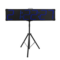 Sistema de Cronometraje de Carreras RFID CHEETIE CP30 de Doble Cara con Pantalla LED Digital de 6 Dígitos, 12 Pulgadas, Impermeable y Programable para Maratones
