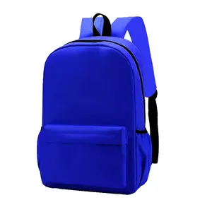 Leading Global Suppliers Hot Product Popular Navy Blue Casual School Backpack Bookbags Outdoor Backpack with Side Pocket
