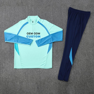 Entrenamiento de fútbol de alta calidad, ropa deportiva de manga larga para hombres, uniformes de fútbol, logotipo de Club personalizado, chándales de fútbol, chándal de fútbol - Product Image 4