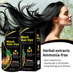 Tinta <span class=keywords><strong>per</strong></span> <span class=keywords><strong>Capelli</strong></span> Senza <span class=keywords><strong>Ammoniaca</strong></span> 3 in 1 Meidu, Copre i <span class=keywords><strong>Capelli</strong></span> Bianchi, Shampoo Colorante Nero Permanente a Base di Erbe in Bustina - Product Image 1