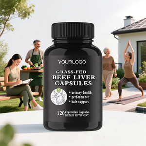 Kapsul Vitamin A Suplemen Hati Sapi <span class=keywords><strong>Halal</strong></span> Iron Grass Fed, untuk Kulit dan Rambut, Kapsul Hati Sapi, Kapsul Tudca Hati Sapi - Product Image 5