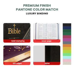 <span class=keywords><strong>Bible</strong></span> portable personnalisable avec impression et estampage à chaud, design léger, grande quantité de ventes - Product Image 2
