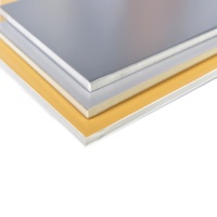 Panel compuesto de aluminio ignífugo B1 1220x2440x4mm con revestimiento de Pvdf Pe para casas de contenedores directo de la fábrica de Guangdong Acp