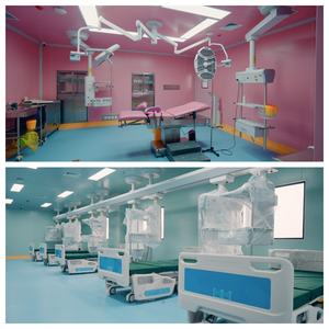 Porta per Sala Operatoria Ospedaliera, Pannello Modulare per Camera Bianca, Pannello <span class=keywords><strong>Sandwich</strong></span> in Acciaio Zincato, Isolamento Termico Medico - Product Image 3