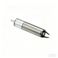 Moteur micro 16 mm avec boîte de vitesses planétaire à faible vitesse pour main robotique, moteur à engrenages sans noyau brossé