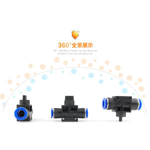 Vanne de contrôle pneumatique HVFF4/6/8/10/12 à raccord rapide, manuelle, marche/arrêt, de décharge de pression et de décharge - Product Image 4