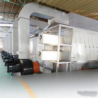 Commerciële wortel droogmachine, continue banddroogmachine voor fruit en groenten