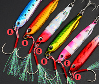 Nanlite — leurre phosphorescent en métal, appât artificiel idéal pour la pêche au lancer longue distance en mer, 10/15/20/25/30/40/60g