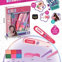 Portable en plastique maison pour enfants habiller jouets de mode bricolage cheveux montres décoration pour filles Type de maquillage