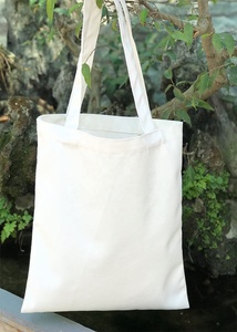 Venta al por mayor de alta calidad ecológica impresión personalizada en blanco lona de algodón natural promoción bolsa de compras logotipo personalizado Serigrafía - Product Image 2
