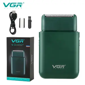 VGR Rasoir Électrique Portable sans Fil, Lame Unique, Mini Tondeuse Alternative pour <span class=keywords><strong>Barbe</strong></span>, Hommes, Voyage, Voiture, Épilateur - Product Image 1