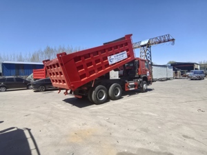 Nouveau camion à benne basculante HOWO 4x8 à vendre camion léger FAW Euro 2 norme d'émission carburant Diesel gauche direction arrière caméra 6x4 roue motrice - Product Image 4
