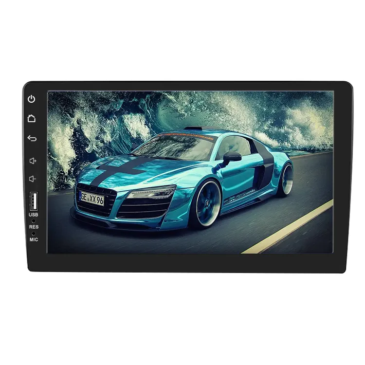 full touch screen reversing mirror BT double din 7inch FM radio receiver car monitor mp5 video player 901
