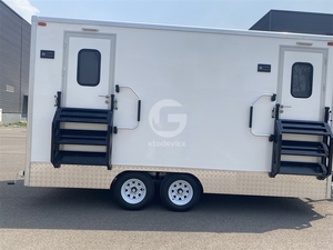 Remolque de Baño Móvil Hecho en China con Escalones, Remolque de Baño Móvil para Bodas al Aire Libre - Product Image 2