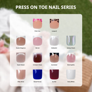 BTArtbox Gel Doux À La Main Artificielle <span class=keywords><strong>Faux</strong></span> Ongles En Gros Court Rose Amande Plaine Couleur Unie Presse sur Ongles pour L'été - Product Image 4