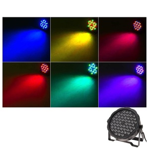 54pcs 60 wát <span class=keywords><strong>LED</strong></span> <span class=keywords><strong>Par</strong></span> ánh sáng sân khấu ánh sáng RGBW Đảng chiếu sáng cho DJ cho thấy & sự kiện Disco PR có thể đèn - Product Image 4
