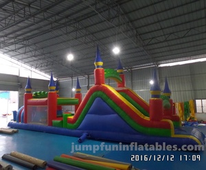 <span class=keywords><strong>2021</strong></span> mejor carrera de obstáculos inflada de alquiler de 50 pies por 11,5 pies para niños alquiler comercial Casa de aire inflada para niños Venta de Castillo de salto - Product Image 6
