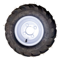 Nouvelle roue pneumatique tubeless en caoutchouc 16x6.50-8 avec jante métallique à trou de bride pour vente au détail, compatible ATV, remorque, tondeuse à gazon, chariot de plage, karting