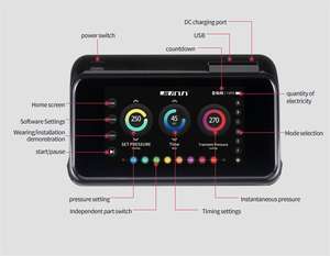 Profesyonel Tüm Vücut Hava Basınçlı Masaj Aleti Dokunmatik Ekranlı Lenf Drenaj Makinesi Konforlu Masaj Koltuğu İndirimde - Product Image 5