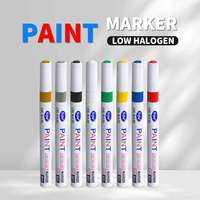 Marqueur permanent SP511 à pointe moyenne 2,0 mm pour usage industriel, encre indélébile, imperméable, faible teneur en halogènes, pour dessin sur métal et plastique