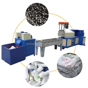 Hdpe Ldpe Film Compactador Linha De Produção De Grânulos De Reciclagem De Plástico