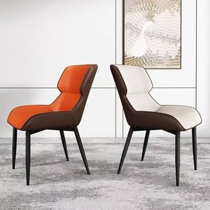 Sedia da Pranzo <span class=keywords><strong>in</strong></span> <span class=keywords><strong>Pelle</strong></span> Moderna e Lussuosa, Resistente, <span class=keywords><strong>per</strong></span> <span class=keywords><strong>Cucina</strong></span>, Ufficio e Soggiorno, Sedia Ergonomica - Product Image 6