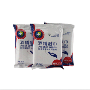 En Stock 10 unids/pack <span class=keywords><strong>Alcohol</strong></span> toallitas antibacterianas 75% <span class=keywords><strong>de</strong></span> <span class=keywords><strong>Alcohol</strong></span> <span class=keywords><strong>limpieza</strong></span> toallitas húmedas desinfectante - Product Image 1