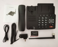 Sasincomm P03 Teléfono IP de escritorio de 2,4 pulgadas Wifi Hotspot LTE 4G GSM PoE Interfaz USB Oficina en casa VoIP Llamadas comerciales